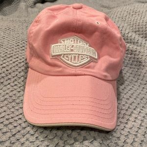 Pink Harley Davidson baseball cap